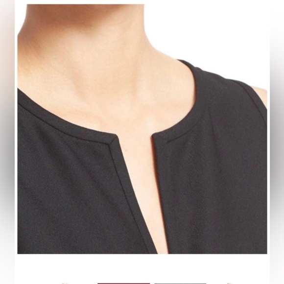 Kate Spade New York Vintage Fit-N-Flare Sleeveless Bow at V Neck Black Dress - Picture 2 of 13